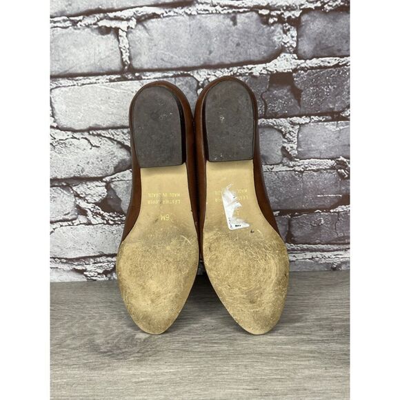 Cappagallo Brown Leather Wingtip Tassel Loafer Shoes Women Sz 6M US - Picture 7 of 16